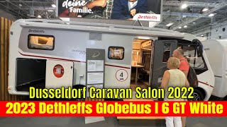 2023 Dethleffs Globebus I 6 GT White Interior and Exterior Duseldorf Caravan Salon 2022 [upl. by Carlyn]