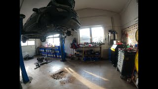 Снятие двигателя Ford 10L EcoBoost 120PS Engine Removal [upl. by Manvel]