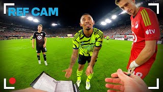 REF CAM  MLS AllStars vs Arsenal [upl. by Htieh]