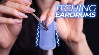 ASMR Itching Your Eardrums to Make You Tingle for the First Time No Talking [upl. by Linette]