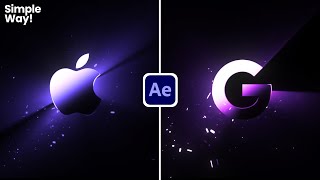 Trendy Logo Animation in After Effects  After Effects Tutorial  Simple Logo Animation  Easy way [upl. by Ierbua]