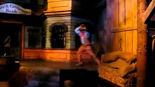 Great Movie Ride Hollywood Studios Cowboy Scene [upl. by Hugibert]