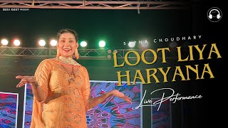 Loot Liya Haryana  Sapna Choudhary Dance Video 2023  New Haryanvi Songs Haryanavi 2023 [upl. by Ynnaej515]