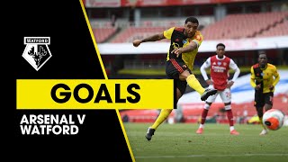 ARSENAL 32 WATFORD  EPL GOALS [upl. by Meunier]