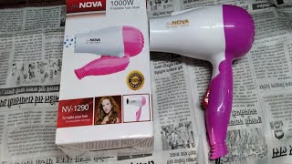 Nova Hair Dryer 1000W Repairing Nova reparing at Home [upl. by Llebanna]