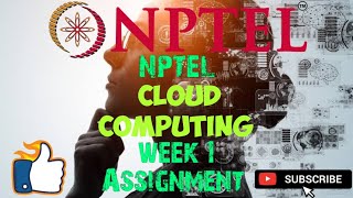 cloud computing  WEEK1 Quiz assignment Answers 1 2024  NPTEL [upl. by Nola294]