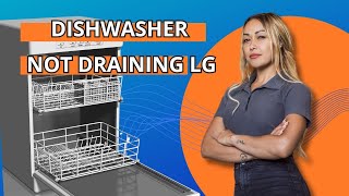 Dishwasher Not Draining LG [upl. by Nimad770]