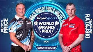 PDC World Grand Prix 2023 Round 2 Gerwyn Price vs Krzysztof Ratajski 2023 10 04 HUN [upl. by Daphie]