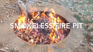 Smokeless IN GROUND Fire PitWill it work [upl. by Uriah]