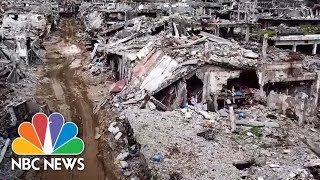 Destruction Of Marawi Ruins Of City Ravaged By ISIS In Philippines  NBC News [upl. by Younger248]