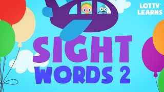 Sight Words  High Frequency words  LOTTY LEARNS [upl. by Asek]