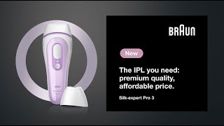 Braun Silkexpert Pro 3 IPL product video [upl. by Nnhoj]