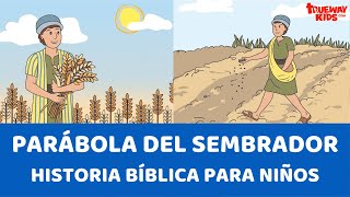 Parábola del sembrador  Historia bíblica para niños [upl. by Namrej991]