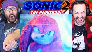 SONIC THE HEDGEHOG 2 TRAILER REACTION Sonic 2  Knuckles  Tails [upl. by Akcirret]