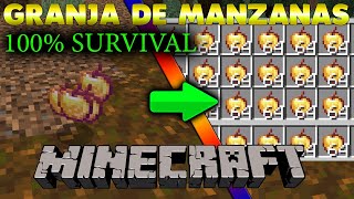 Granja De Manzanas Encantadas Minecraft [upl. by Reeva]