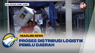 Tempuh 10 Jam Proses Distribusi Logistik Pemilu Daerah [upl. by Ecirb]