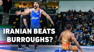 Jordan Burroughs Takes First Ever Loss To An Iranian Ali Savadkouhi [upl. by Gerrard6]