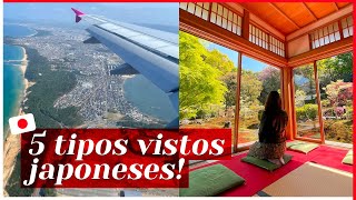 Como vir morar no Japão  maneiras e tipos de vistos 🇯🇵 [upl. by Wiles]