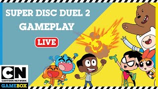 🔴 Live  Super Disc Duel 2  Action packed tennis game  Cartoon Network GameBox [upl. by Pages]