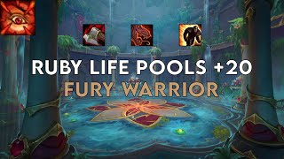 Ruby Life Pools 20  Fury Warrior  Season 1 Dragonflight week 2 TyrannicalGrievousBursting [upl. by Acenes]