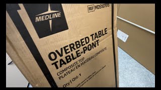 Overbed table assembly [upl. by Doersten]