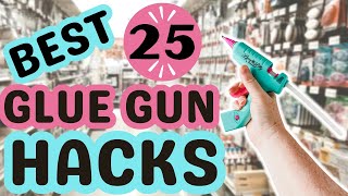 🌟25 BEST DIYS amp HACKS you’ll never look at Glue Guns the same way again FAST HACKS amp DIYS [upl. by Neils]