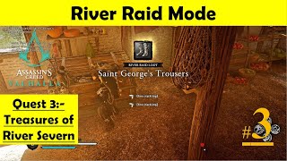 Assassins Creed Valhalla River Raid  Treasure of River Severn  Find Saint George Legendary Armor [upl. by Ylrevaw]