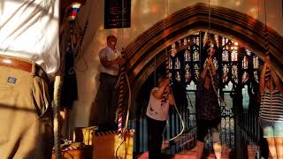 St Peter mancroft bell ringing in the new ringing room Stedman cinques [upl. by Isahella]