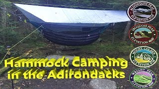 Hammock Camping  Solo Trip  Adirondacks  ColdenAlgonquin Loop [upl. by Narih]