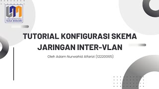 TUTORIAL KONFIGURASI SKEMA JARINGAN INTERVLAN MENGGUNAKAN CISCO PACKET TRACER [upl. by Sky]