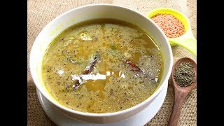 Radhuni Diye Masoor Dal  Bengali Style Red Lentils Recipe  Indian Vegetarian Recipe  In Bengali [upl. by Sivaj182]