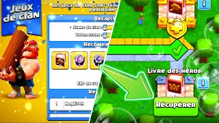 🤩FULL AMÉLIORATIONS  ON RÉCUPÈRE les JEUX de CLANS et le PASS sur Clash Of Clans [upl. by Rotce]