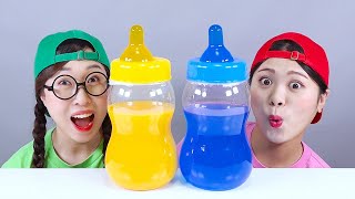 Bottle Candy Jelly DONA Mukbang [upl. by Sabah]