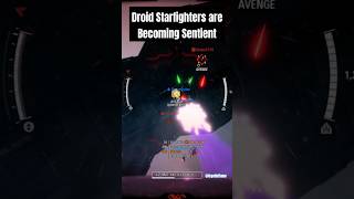 Droid Starfighters are Becoming Sentient StarWars Battlefront2 StarfighterAssault [upl. by Danas]