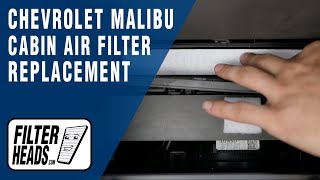 How to Replace Cabin Air Filter 2016 Chevrolet Malibu  AQ1223C [upl. by Odnolor]