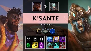 KSante Top vs Tryndamere Dominating  EUW Challenger Patch 1417 [upl. by Drofiar424]