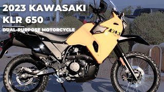 2023 Kawasaki KLR 650 DualPurpose Motorcycle Adventure Review [upl. by Anrat]