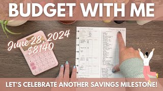 How Im PLANNING my June 28th Budget and starting a new savings challenge [upl. by Elyac]