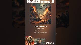 HellDivers 2  Heavy Metal Theme Song  Suno A I [upl. by Kaule]