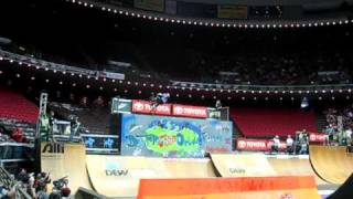 Dave Mirra back flip crash 1st try Dew Tour Orlando [upl. by Antony]