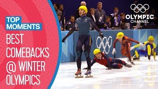 Best Ever Comebacks at the Winter Olympics  Top Moments [upl. by Benkley]