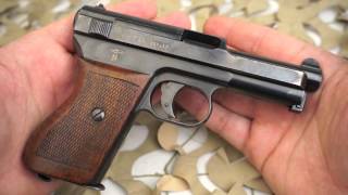 1934 Mauser 32 Nazi Navy Double Eagle Stamped Rare Pocket Pistol Overview  Texas Gun Blog [upl. by Yendirb]