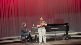 Ribbons Down My Back2023 HHS Choir Concert Solo to surprise Mom [upl. by Medorra]