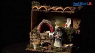 Panettiere movimento presepe  Holyartit [upl. by Anaik135]