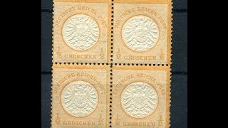 The first 101 German Reich stamps [upl. by Eartha]