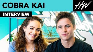 quotCobra Kaiquot Tanner Buchanan amp Mary Mouser Reveal CRAZY Training Schedule For Season 2  Hollywire [upl. by Marijo]