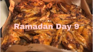 Easy air fried chicken wings  Ramadan Day 9 [upl. by Noneek]