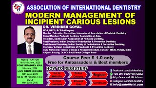 Modern Management of Incipient Carious Lesions [upl. by Dorette]