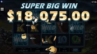 SUPER BIG WIN On Highlander Slot Machine from Microgaming [upl. by Suirrad]