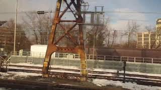 AMTRAK TRAIN 197 DEPARTING TRENTON NEW JERSEY ON THE WAY TO NEW YORK CITY DECEMBER 2020 [upl. by Sanderson]